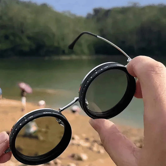 Adjustable polarized sunglasses with ND filter
